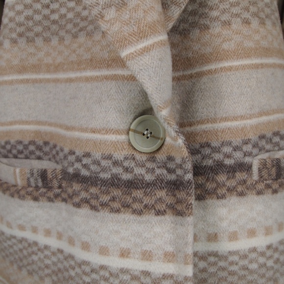90's Braetan South West Blanket Wool Blend Blazer - Picture 3 of 8